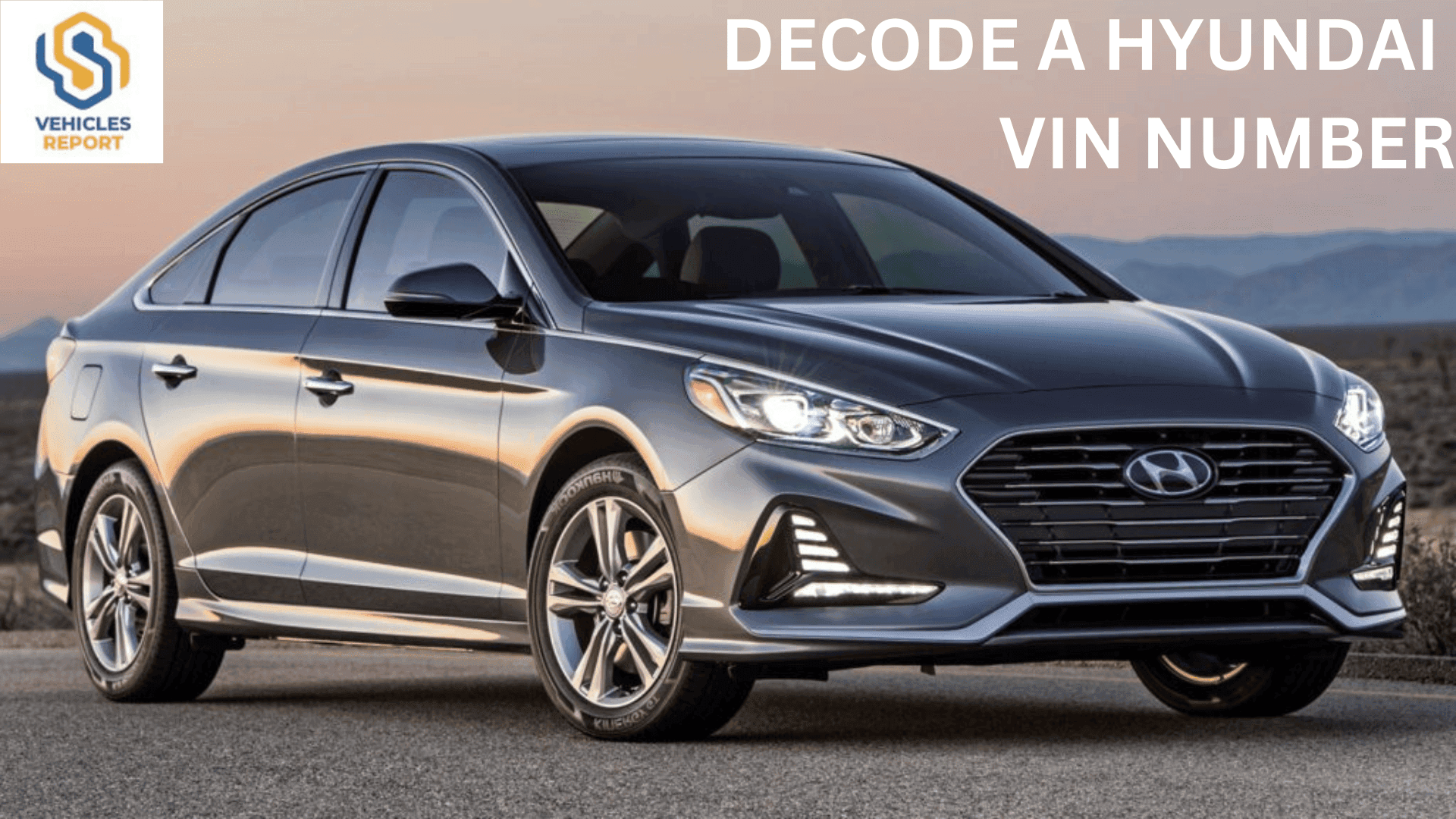How to Decode a Hyundai VIN check