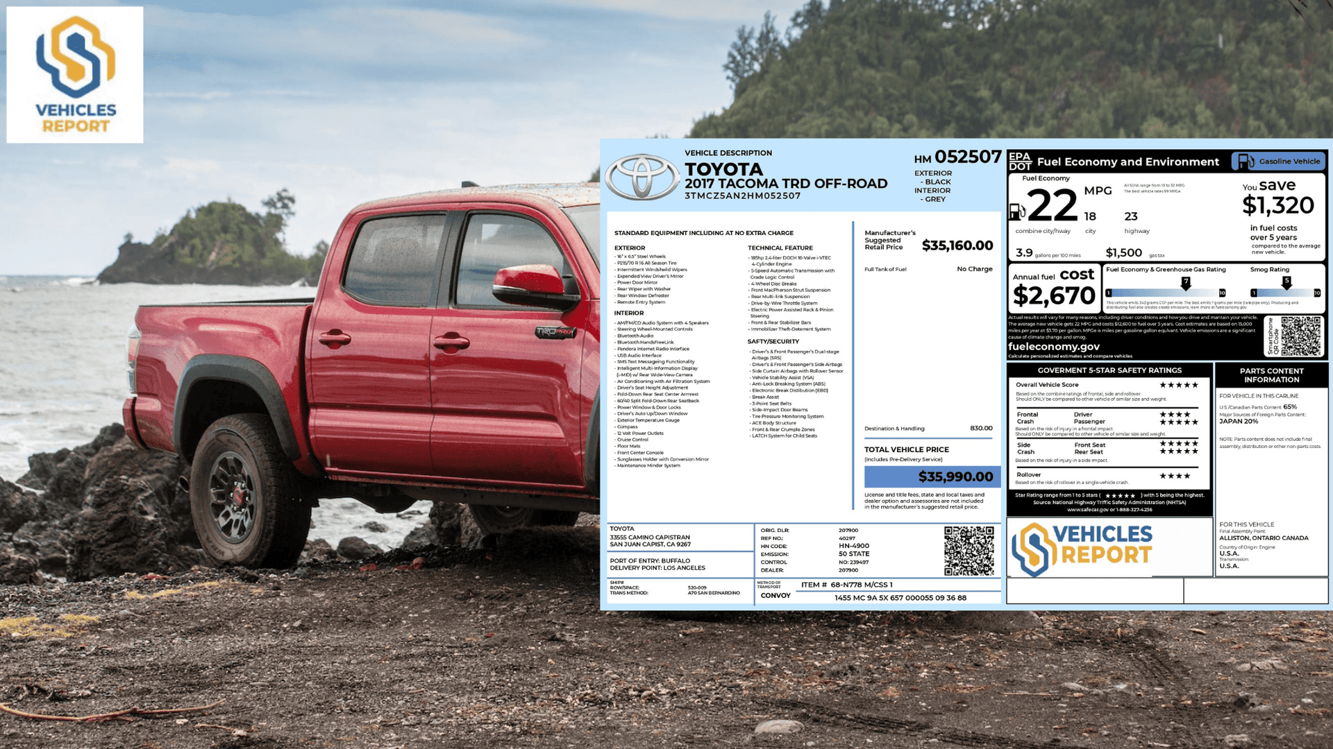 How To Get A Toyota Window Sticker?